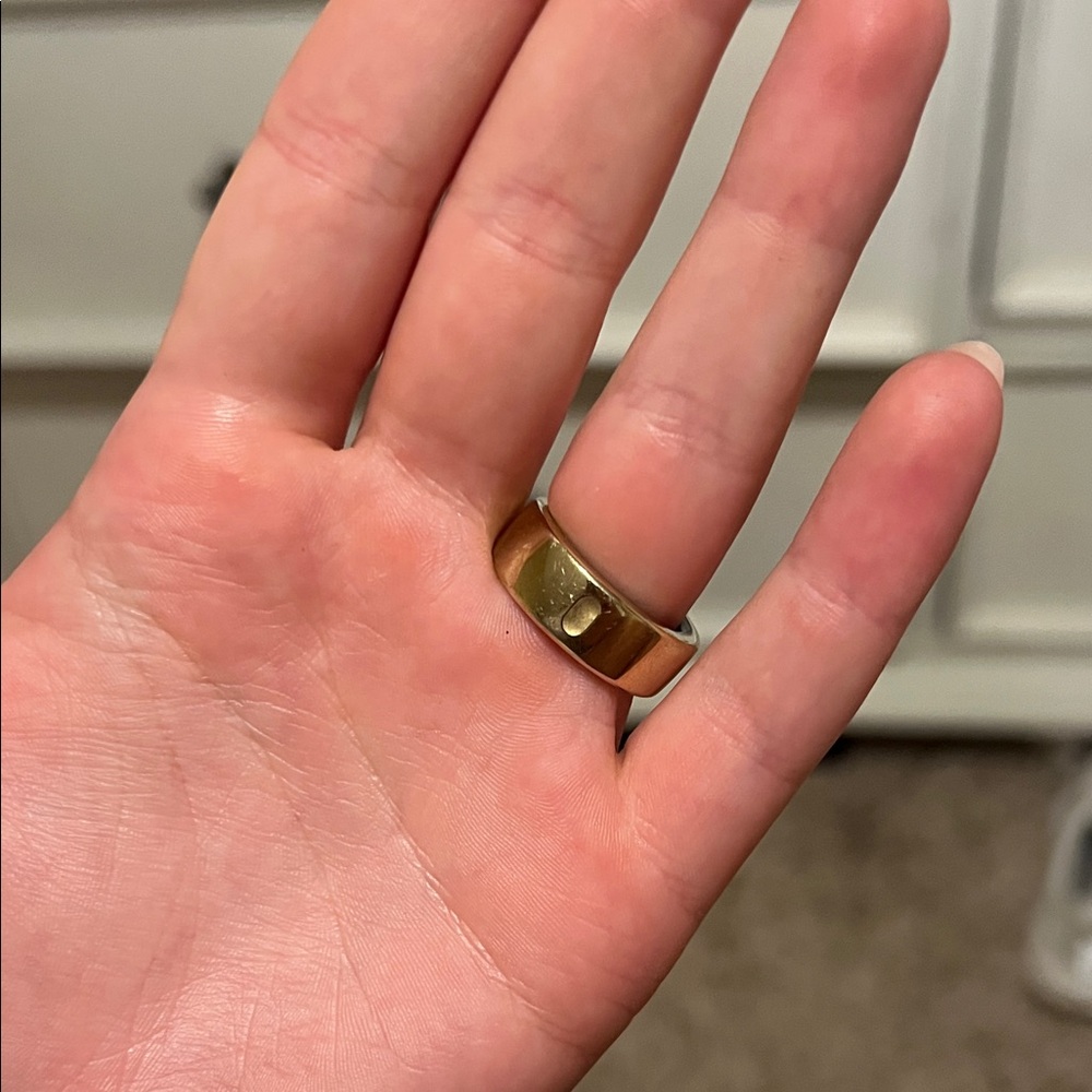 GOLD OURA HORIZON GEN 3 RING SIZE 7